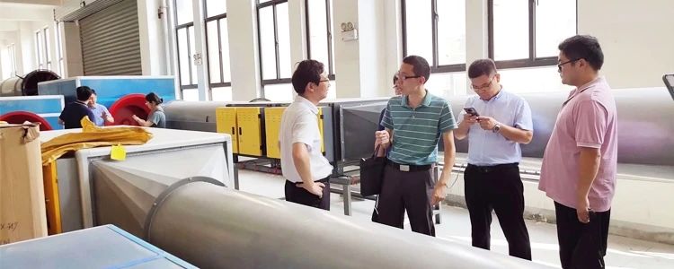安徽建筑大学建环系专家学者到江南电竞官网机电进行考察交流合作
